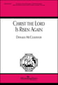 Christ the Lord Is Risen Again SATB choral sheet music cover